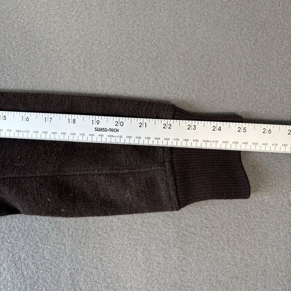 Merrell Womens M Wool Blend Full Zip Sweater Jacket Outdoor Hiking Gorpcore Cozy - Picture 6 of 16